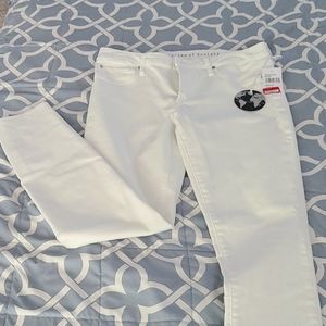 White jeans